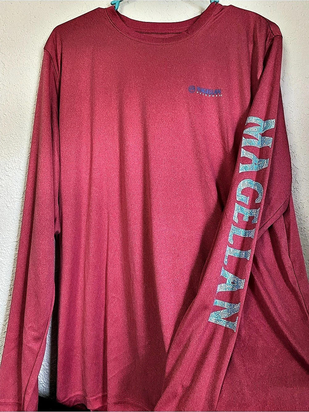 Lightly worn Magellan Outdoors Fish Gear Boyfriend Tee Long Sleeve Pink XL